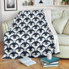 Penguin Face Pattern Print Blanket-grizzshop