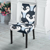 Penguin Face Pattern Print Chair Cover-grizzshop