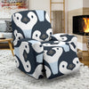 Penguin Face Pattern Print Recliner Cover-grizzshop