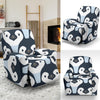 Penguin Face Pattern Print Recliner Cover-grizzshop