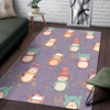 Penguin Pattern Print Floor Mat-grizzshop