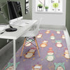 Penguin Pattern Print Floor Mat-grizzshop