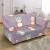 Penguin Pattern Print Loveseat Cover-grizzshop