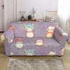 Penguin Pattern Print Loveseat Cover-grizzshop