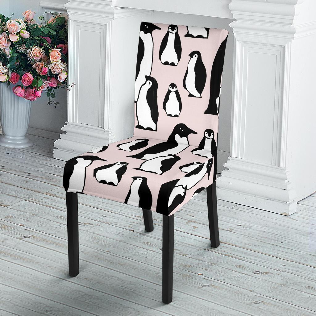 Penguin Print Pattern Chair Cover-grizzshop