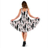Penguin Print Pattern Dress-grizzshop