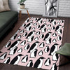 Penguin Print Pattern Floor Mat-grizzshop