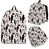 Penguin Print Pattern Premium Backpack-grizzshop