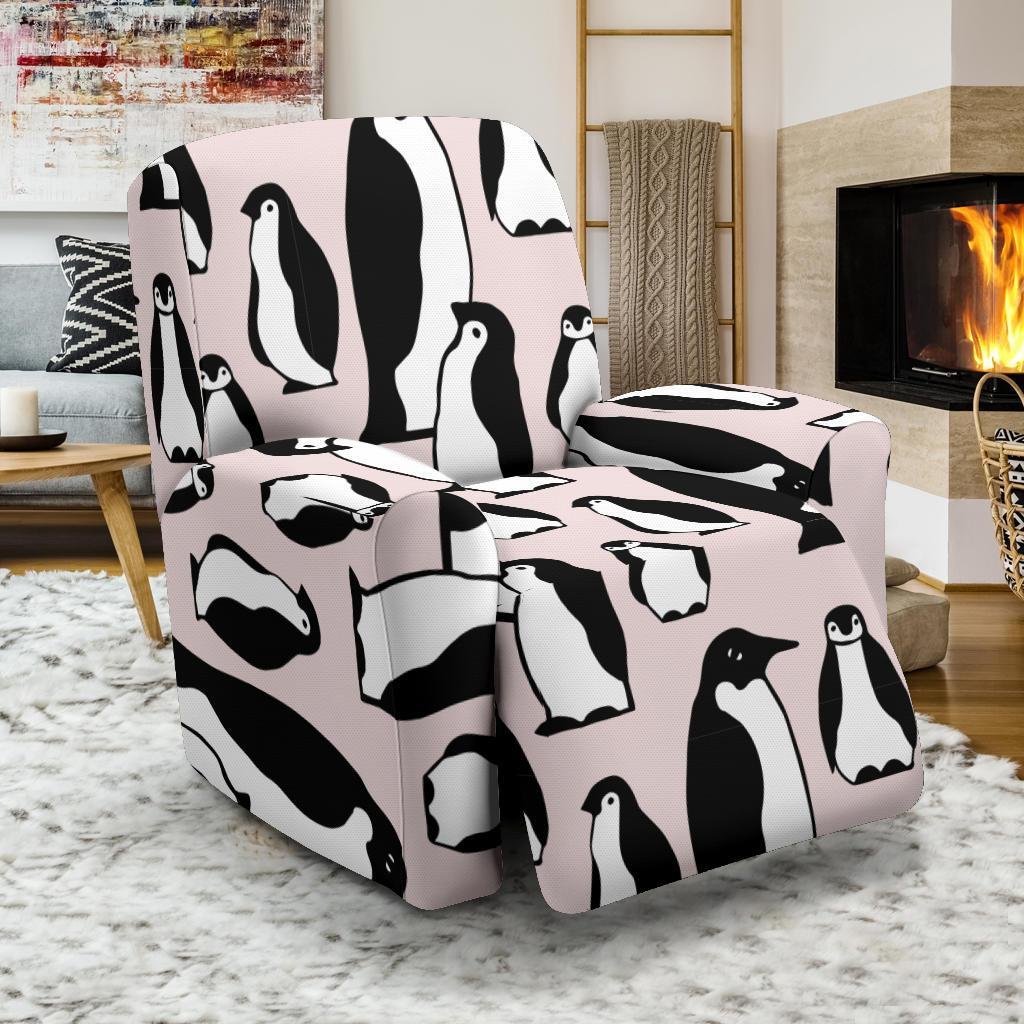 Penguin Print Pattern Recliner Cover-grizzshop