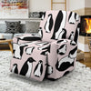 Penguin Print Pattern Recliner Cover-grizzshop