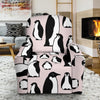 Penguin Print Pattern Recliner Cover-grizzshop