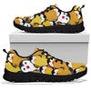 Penguin Waffle Pattern Print Sneaker Shoes For Men Women-grizzshop