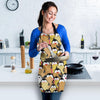 Penguin Waffle Pattern Print Women's Apron-grizzshop