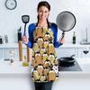 Penguin Waffle Pattern Print Women's Apron-grizzshop