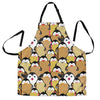 Penguin Waffle Pattern Print Women's Apron-grizzshop