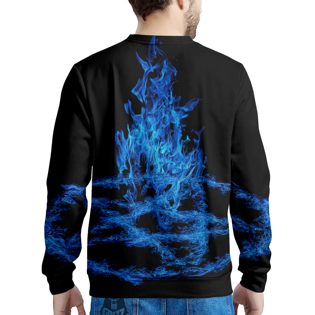 Blue flame sweatshirt clearance