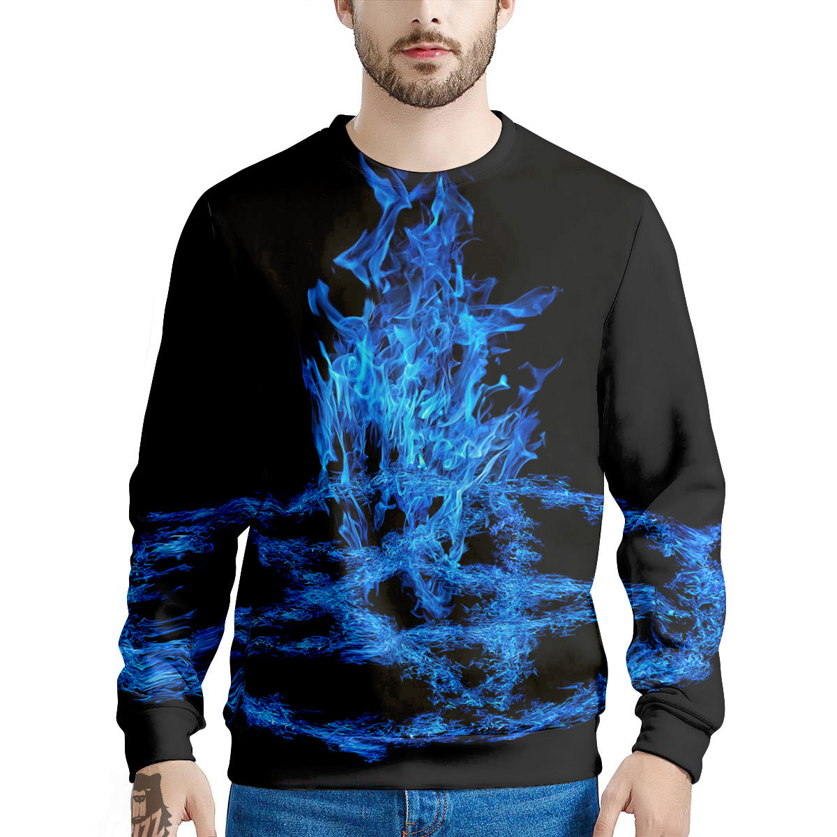 Blue flame hot sale sweatshirt