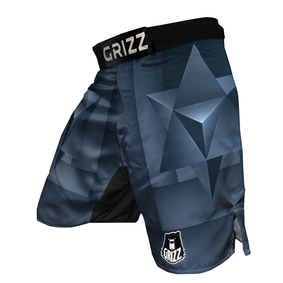 Pentagram Geometric Inverted Print MMA Shorts-grizzshop