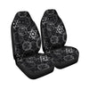 Pentagram Gothic Witch Car Seat Covers-grizzshop