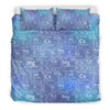 Periodic Table Science Pattern Print Duvet Cover Bedding Set-grizzshop