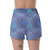 Periodic Table Science Pattern Print Women's Shorts-grizzshop