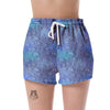 Periodic Table Science Pattern Print Women's Shorts-grizzshop