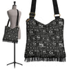 Periodic Table Science Print Pattern Crossbody Bags-grizzshop