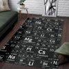 Periodic Table Science Print Pattern Floor Mat-grizzshop