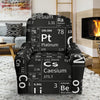 Periodic Table Science Print Pattern Recliner Cover-grizzshop