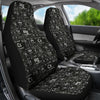 Periodic Table Science Print Pattern Universal Fit Car Seat Cover-grizzshop