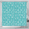 Pharmacy Pastel Pattern Print Bathroom Shower Curtain-grizzshop