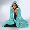 Pharmacy Pastel Pattern Print Hooded Blanket-grizzshop