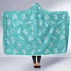 Pharmacy Pastel Pattern Print Hooded Blanket-grizzshop