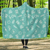 Pharmacy Pastel Pattern Print Hooded Blanket-grizzshop