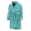 Pharmacy Pastel Pattern Print Men Long Robe-grizzshop