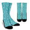 Pharmacy Pastel Pattern Print Unisex Crew Socks-grizzshop