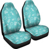 Pharmacy Pastel Pattern Print Universal Fit Car Seat Covers-grizzshop