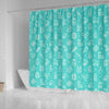 Pharmacy Pastel Print Pattern Bathroom Shower Curtain-grizzshop