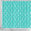 Pharmacy Pastel Print Pattern Bathroom Shower Curtain-grizzshop