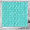 Pharmacy Pastel Print Pattern Bathroom Shower Curtain-grizzshop