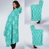 Pharmacy Pastel Print Pattern Hooded Blanket-grizzshop