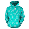 Pharmacy Pastel Print Pattern Men Women Pullover Hoodie-grizzshop