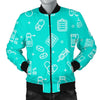 Pharmacy Pastel Print Pattern Men's Bomber Jacket-grizzshop