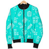 Pharmacy Pastel Print Pattern Men's Bomber Jacket-grizzshop