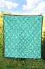 Pharmacy Pastel Print Pattern Quilt-grizzshop