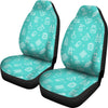 Pharmacy Pastel Print Pattern Universal Fit Car Seat Covers-grizzshop