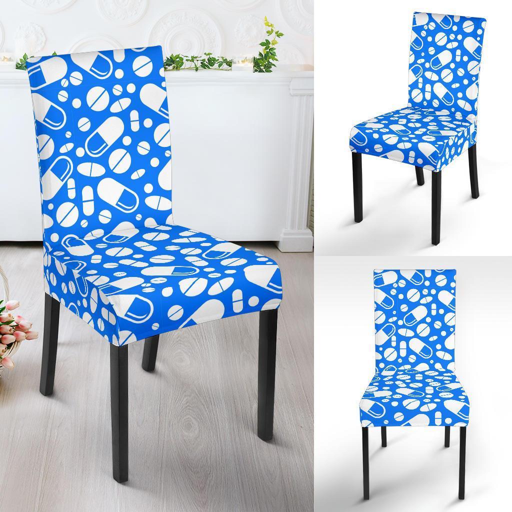 Pharmacy Pattern Print Chair Cover-grizzshop