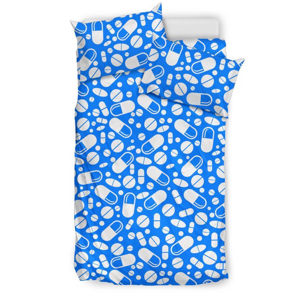 Pharmacy Pattern Print Duvet Cover Bedding Set-grizzshop