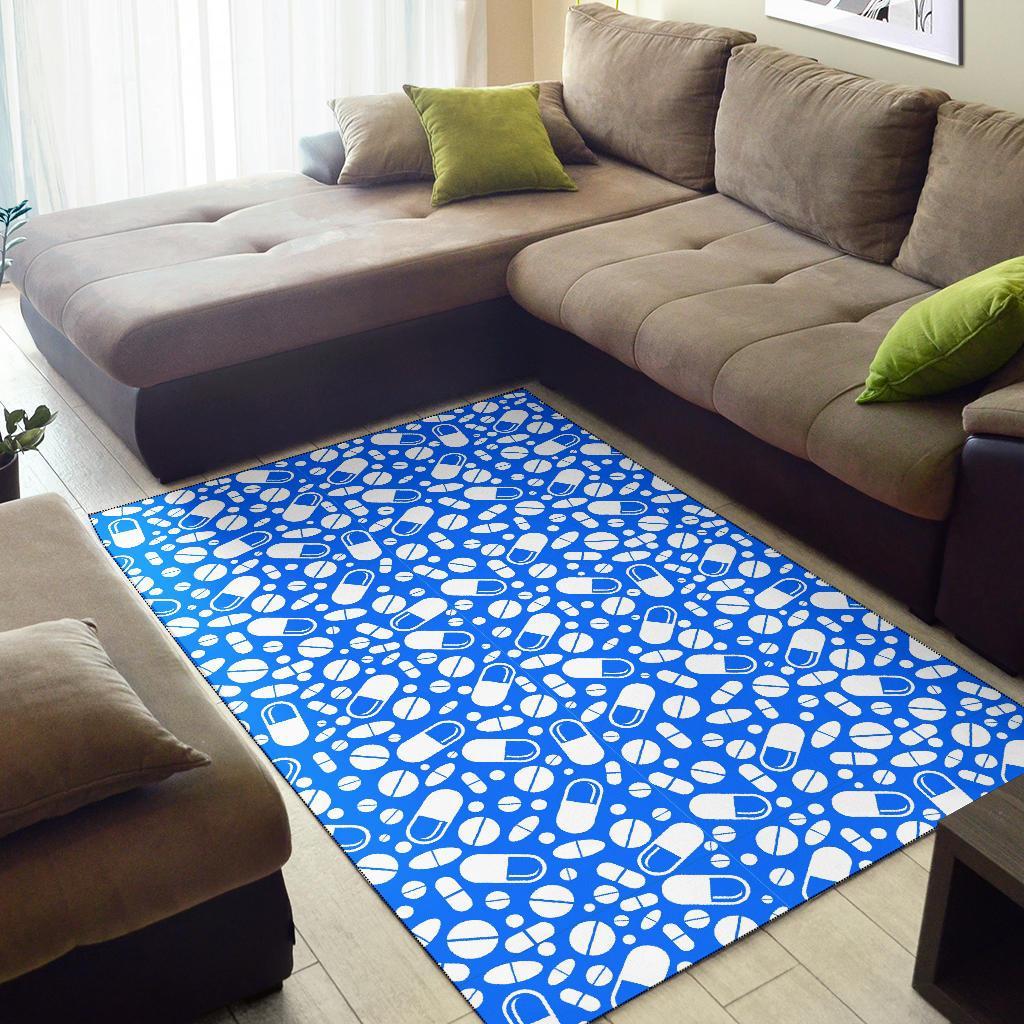 Pharmacy Pattern Print Floor Mat-grizzshop