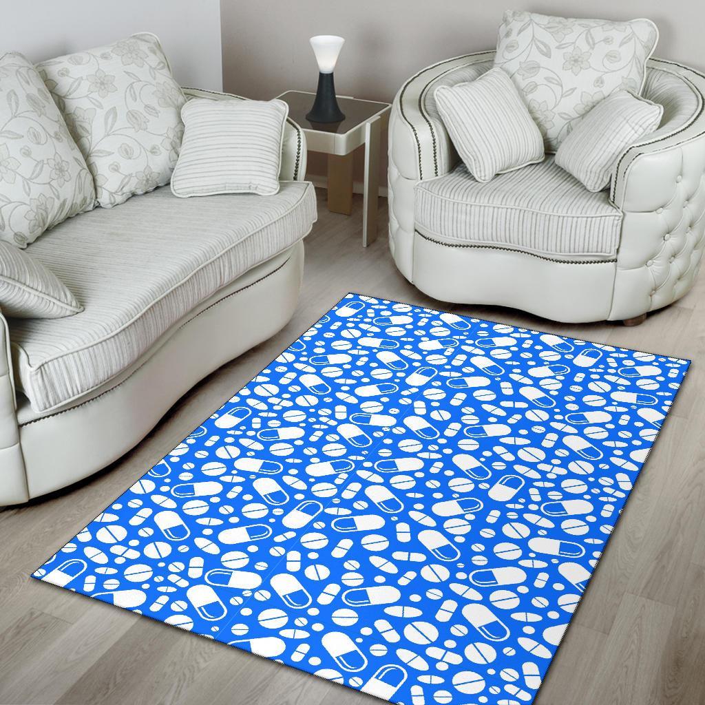 Pharmacy Pattern Print Floor Mat-grizzshop